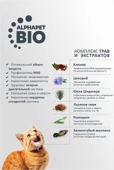 Корм Alphapet Superpremium Sterilised для взрослых стерилизованных кошек и котов с уткой и индейкой