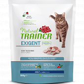 Сухой Корм Natural Trainer Exigent Cat Fresh White Meats для привередливых кошек со свежим белым мясом
