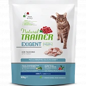 Сухой Корм Natural Trainer Exigent Cat Fresh White Meats для привередливых кошек со свежим белым мясом