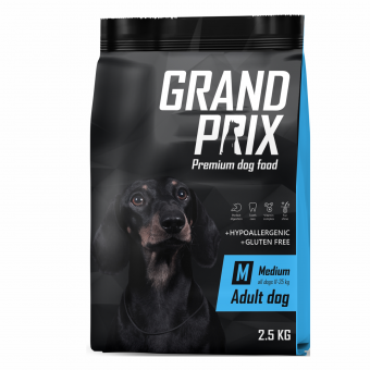 Корм Grand Prix Medium Adult для взрослых собак средних пород