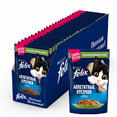 Паучи Felix для кошек аппетитные кусочки с кроликом Паучи Felix для кошек аппетитные кусочки с кроликом
