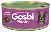 Консервы Gosbi plaisirs turckey & tuna для собак с индейкой и тунцом