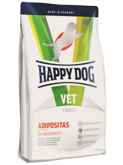 Корм Happy Dog Vet Adipositas для собак. Ветеринарная диета при избыточном весе
