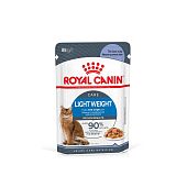 Паучи Royal Canin Light Weight Care для взрослых кошек для контроля набора веса мелкие кусочки в желе