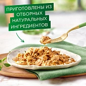 Влажный корм Гурмэ Натуральные рецепты для кошек, лосось-гриль с зеленой фасолью Влажный корм Гурмэ Натуральные рецепты для кошек, лосось-гриль с зеленой фасолью