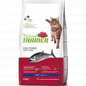 Сухой Корм Natural Trainer Cat Adult Tuna для взрослых кошек с тунцом