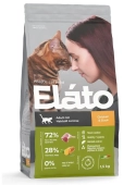 Корм Elato Holistic Adult Сat Chicken & Duck Hairball Control для кошек с курицей и...