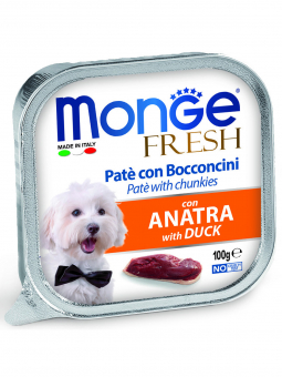 Ламистеры Monge Dog Fresh для собак с уткой