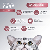 Сухой Корм Award Special Care Sensitive Digestion для взрослых кошек с чувствительным пищеварением со свежим мясом утки