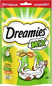 Лакомство Dreamies для кошек с Мискс с курицей и мятой