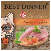Ламистеры Best Dinner Holistic для стерилизованных кошек мясные волокна в желе с...