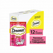 Лакомство Dreamies для кошек с говядиной