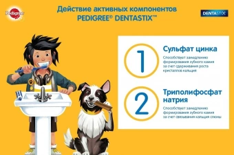 Лакомство по уходу за зубами Pedigree Denta Stix для собак мелких пород 110г