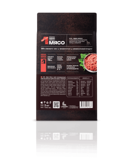 Корм Одно Мясо для взрослых собак всех пород с говядиной