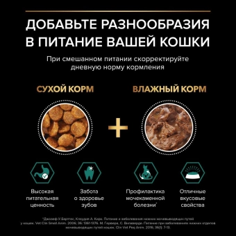 Влажный корм PRO PLAN® MAINTENANCE для взрослых кошек, кусочки с говядиной в соусе