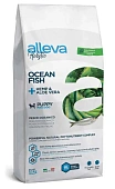 Сухой Корм Alleva Holistic Puppy Ocean Fish Maxi для щенков крупных пород с океанической рыбой, коноплёй и алоэ вера