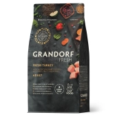 Корм Grandorf Fresh Cat Turkey свежее мясо индейки с бататом для взрослых кошек