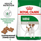 Сухой Корм Royal Canin Mini Adult для взрослых собак мелких размеров от 10 месяцев