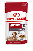 Паучи Royal Medium Ageing 10+ для собак средних пород старше 10 лет в соусе