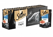 Паучи Sheba для кошек ломтики лосося в соусе Паучи Sheba для кошек ломтики лосося в соусе