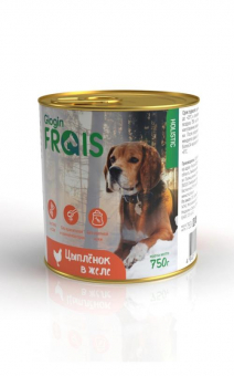 Банки Frais Holistic Dog для собак с цыплёнком в желе