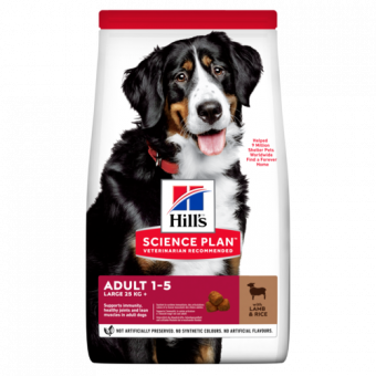 Корм Hill's Science Adult Dog Large Breed Lamb для взрослых собак крупных пород с ягнёнком