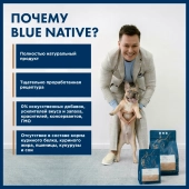 Корм Blue Native Holistic Beef для щенков и взрослых собак мелких пород с говядиной