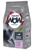 Корм Alphapet WOW Superpremium для взрослых домашних кошек и котов с уткой и...