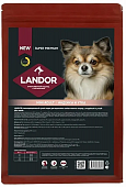 Сухой Корм Landor Adult Dog для взрослых собак мелких пород с индейкой и уткой