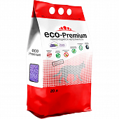 Наполнитель ECO-Premium для кошачьего лотка древесный с запахом лаванды
