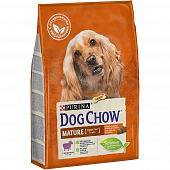 Сухой Корм Dog Chow Mature Adult для взрослых собак от 5 лет с ягненком 