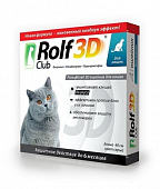 Ошейник Rolf Club 3D для кошек против клещей, блох и комаров