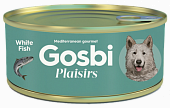 Консервы Gosbi plaisirs white fish для собак с белой рыбой