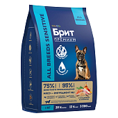Сухой Корм Brit Premium Dog Sensitive для собак для чувствительного пищеварения с...