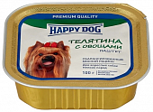 Паштет Happy Dog для собак мелких пород Телятина с овощами