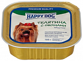 Паштет Happy Dog для собак мелких пород Телятина с овощами Паштет Happy Dog для собак мелких пород Телятина с овощами