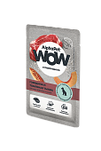 Паучи Alphapet Wow для собак с чувствительным пищеварением с говядиной и томленая...