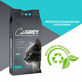 Наполнитель Cat’s Grey Cotton Blossom с ароматом хлопкового цветка для кошачьего туалета