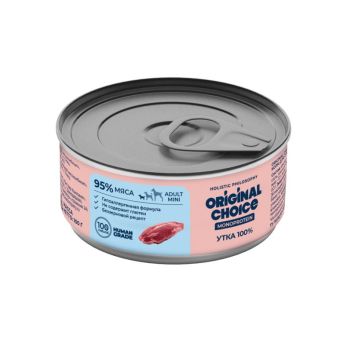 Банки Original Choice Monoprotein Adult для собак мелких пород 100% утки