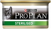 Консервы Pro Plan Sterilised для стерилизованных кошек с тунцом и лососем