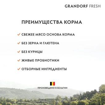 Корм Grandorf Fresh Dog Salmon Med&Maxi свежее филе лосося с бататом для взрослых собак крупных пород