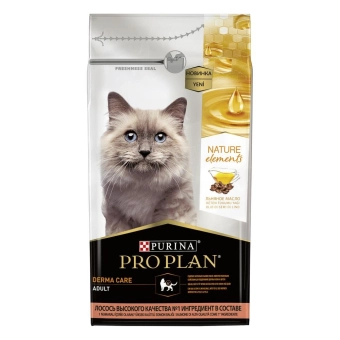 Корм Pro Plan Nature Elements для взрослых кошек с высоким содержанием лосося