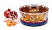 Консервы Farmina N&D Cat Pumpkin Chicken & Pomegranate для кошек с курицей, тыквой и гранатом Консервы Farmina N&D Cat Pumpkin Chicken & Pomegranate для кошек с курицей, тыквой и гранатом