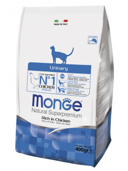 Корм Monge Cat Urinary для профилактики мочекаменной болезни у кошек с курицей и рисом