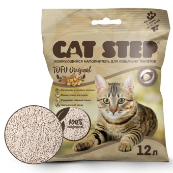 Наполнитель Cat Step Tofu Original для кошек впитывающий оригинальный