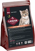 Сухой Корм Landor Kitten для котят с индейкой и лососем