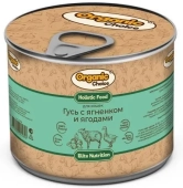 Банки Organic Сhoice для кошек гусь с ягненком и ягодами