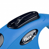 Flexi рулетка New Classic M (до 25 кг) лента 5 м синяя