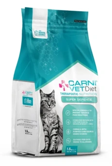 Корм Carni Vet Diet Cat Super Defense для кошек при пищевой непереносимости и аллергии