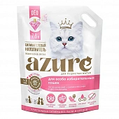 Силикагелевый наполнитель Azure для избирательных кошек гигиенический с део-гранулами Силикагелевый наполнитель Azure для избирательных кошек гигиенический с део-гранулами
